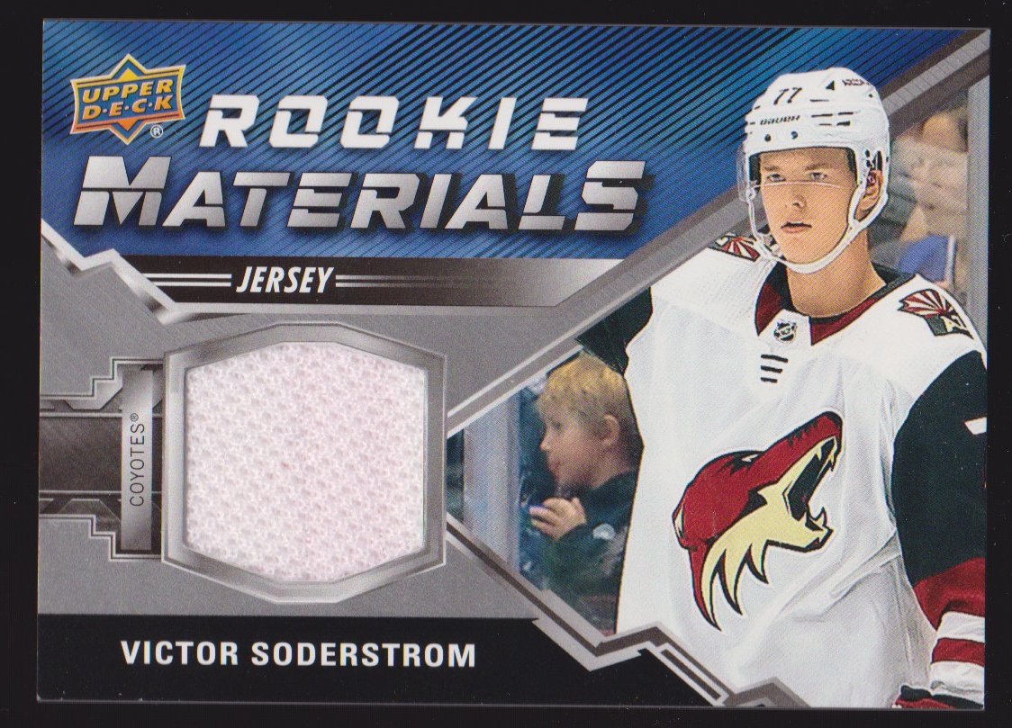 (image for) 2020-21 Upper Deck Rookie Materials #RMVS Victor Soderstrom